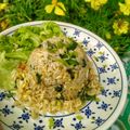 Cooksnap shazrina semasa beliau membuat 👩‍🍳Nasi Goreng Mentega Telur.