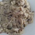 El cooksnap de Cristal Gómez Montilla cuando hizo Arroz integral y quinoa con champiñón o setas.