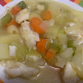 El cooksnap de gacorusa cuando hizo Porrusalda con migas de bacalao.