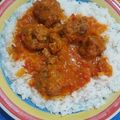 El cooksnap de Ayelén cuando hizo Albóndigas en salsa.