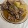 El cooksnap de Eduardo Agudo Alba cuando hizo Patatas con cordero (huesos) y guisantes.