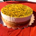 El cooksnap de Agustina Marozzini cuando hizo Cheesecake de Maracuyá.
