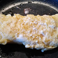 El cooksnap de Carmeta cuando hizo Tortilla francesa de un huevo con un quesito.