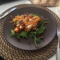 Évi Kovács Cooksnap-ja, amikor elkészítette a(z) Édesburgonyás tőkehalfilé mustáros dresszinggel receptet.
