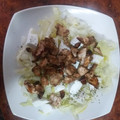 El cooksnap de Constanza Belen Yañez Rios cuando hizo Ensalada de pollo con salsa de soja y queso fresco.