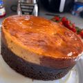 El cooksnap de Gissel Betancourt cuando hizo Chocoflan.