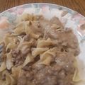 Courtneycruse's cooksnap of when they made Classic Ground Beef Stroganoff.