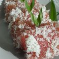 Cooksnap dari Bunda Ken untuk resep Lapis Singkong Pelangi