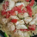 El cooksnap de Raquelilla cuando hizo Quinoa con pollo y calabacín.