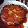 El cooksnap de Monica Barrios cuando hizo Torta invertida de duraznos en almíbar.