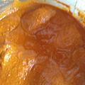 El cooksnap de Solanyi Grimaldo cuando hizo Pollo encacahuatado.