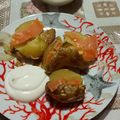 El cooksnap de Miriam Lopez cuando hizo Patata al horno con salmón y crema agria!.