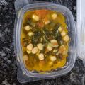 El cooksnap de Olga Herrán Yara cuando hizo Garbanzos con espinacas.
