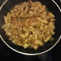 El cooksnap de Juan Bergaz cuando hizo Pechuga de pollo con cebolla caramelizada al curry.