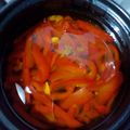 El cooksnap de María cuando hizo Morrones en conserva.