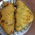 lata Aswani's cooksnap of when they made Bread pakoda.
