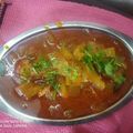 varsha Jain का कुकस्नैप जब उन्होंने तरबूज के छिलके की खट्टी मीठी सब्जी (Tarbooj ke chilke ki khatti meethi sabzi recipe in hindi) बनाया था।