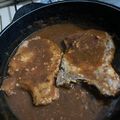 El cooksnap de Sil Sera cuando hizo Bifes de peceto en salsa agridulce.