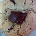 El cooksnap de Thais Arias Barreto cuando hizo Galletas estilo new york o galletas con chocolate Nutella.
