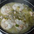 El cooksnap de Ana Rosa cuando hizo Merluza a la jardinera. Muy fácil.