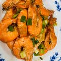 張雅芸 的 免油,好吃的蒜味胡椒蝦 cooksnap