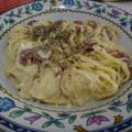 Cooksnap dari Wahyuningtyas untuk resep Fettucine Carbonara Ekonomis (pr_pasta)