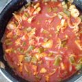 El cooksnap de Marco Cardenas cuando hizo Carne de puerco con nopales en salsa guajillo.