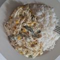 El cooksnap de LaZulma Alor cuando hizo Pollo con rajas de poblano.