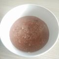 El cooksnap de Agata cuando hizo Gachas o "porridge" de avena con chocolate.