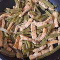 El cooksnap de LuzMa SG cuando hizo Fajitas de pollo con nopales.