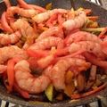 El cooksnap de Gardenboy cuando hizo Wok de verduras salteadas con langostinos.