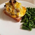 Leelumae's cooksnap of when they made Open Face Patty Melts with Horseradish Sauce.
