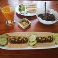 El cooksnap de "cocinar con jorgette" cuando hizo Tapenade o patê de olivas.