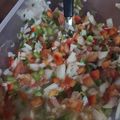 El cooksnap de Grisel Sanchez cuando hizo Salsa Criolla Argentina.