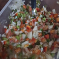 El cooksnap de Grisel Sanchez cuando hizo Salsa Criolla Argentina.
