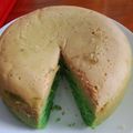 Cooksnap dari Dita Yulianti untuk resep Brownies kukus Pandan Ny. Liem
