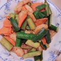 味蕾小廚娘 的 黃瓜片炒蝦仁 cooksnap