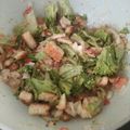 El cooksnap de Jair Gonzalez cuando hizo Ensalada cesar casera.
