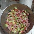 El cooksnap de Regina Malacara cuando hizo Ceviche de salchicha.