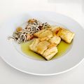 El cooksnap de Equipo Cookpad cuando hizo Bacalao al pil pil con gulas y gambas (rápido y fácil).