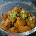 vandana का कुकस्नैप जब उन्होंने कच्चे केले की सब्जी (kacche kele ki sabzi recipe in Hindi) बनाया था।