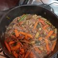 El cooksnap de Mauricio Molina cuando hizo Chapsui de carne.