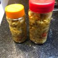 El cooksnap de Mati Bermolen cuando hizo Berenjenas en escabeche.