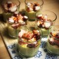 El cooksnap de Arianne cuando hizo Vasitos de pulpo sobre crema de patata.