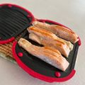 El cooksnap de lusalcidos cuando hizo Salmón en el grill de Lékué.