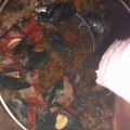El cooksnap de Valeria Correa cuando hizo Almejas, mejillones al disco.