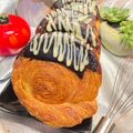 Cooksnap dari Ranti Dewita untuk resep CROMBOLONI/CROMBURGER ISI AYAM LADA HITAM SAUS KEJU RICHEESE