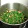 El cooksnap de fretunts cuando hizo Kale con espinacas y tofu.