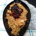 Swati Bharadwaj's cooksnap of when they made চিকেন  ফ্রাইড রাইস (chicken fried rice recipe in Bengali).