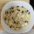 El cooksnap de Daniel Buso cuando hizo Ensalada de cuscús, berenjena asada, queso feta y manzana.